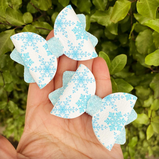 Aqua Snowflakes Mini Kiarah Piggys