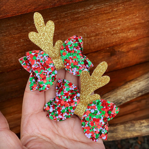 Reindeer Piggy Clips (Traditional)