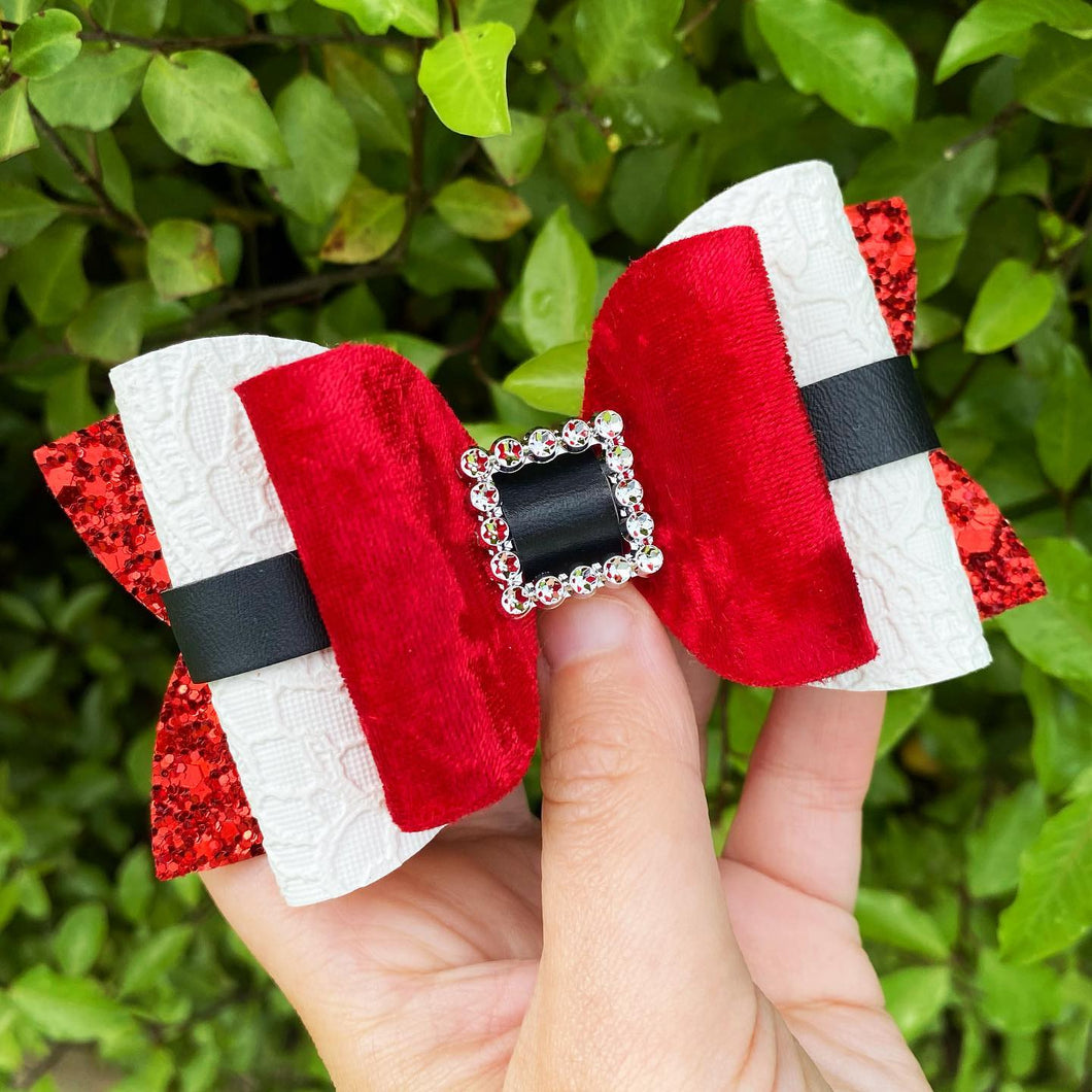 Santa's Belt Bow (12cm)