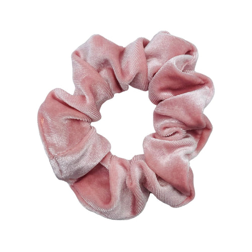 Velvet Scrunchie (Blush Pink)