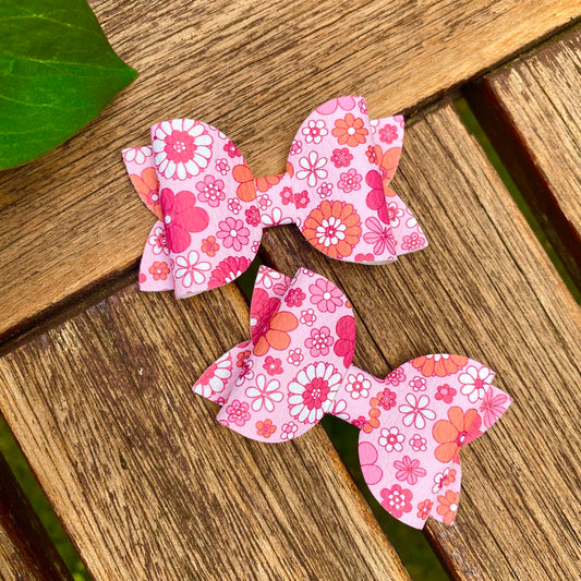 Cassie Floral Mini Beauty Bow