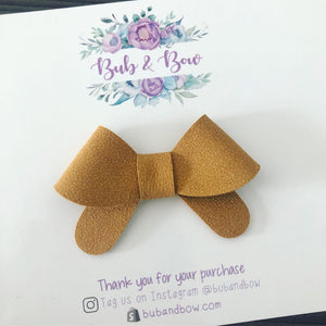 ‘Milla' Suede Bow