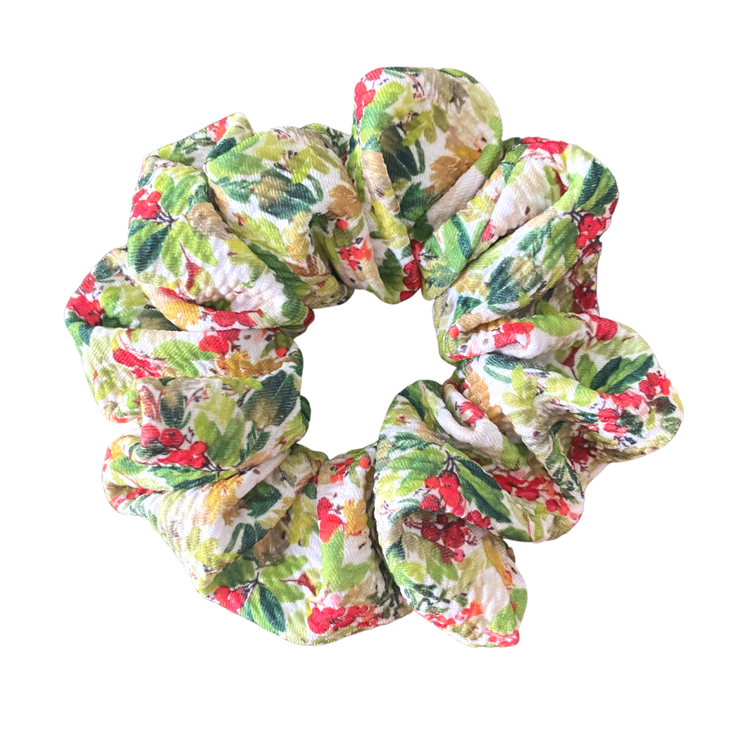 Boughs of Holly Liverpool Scrunchie