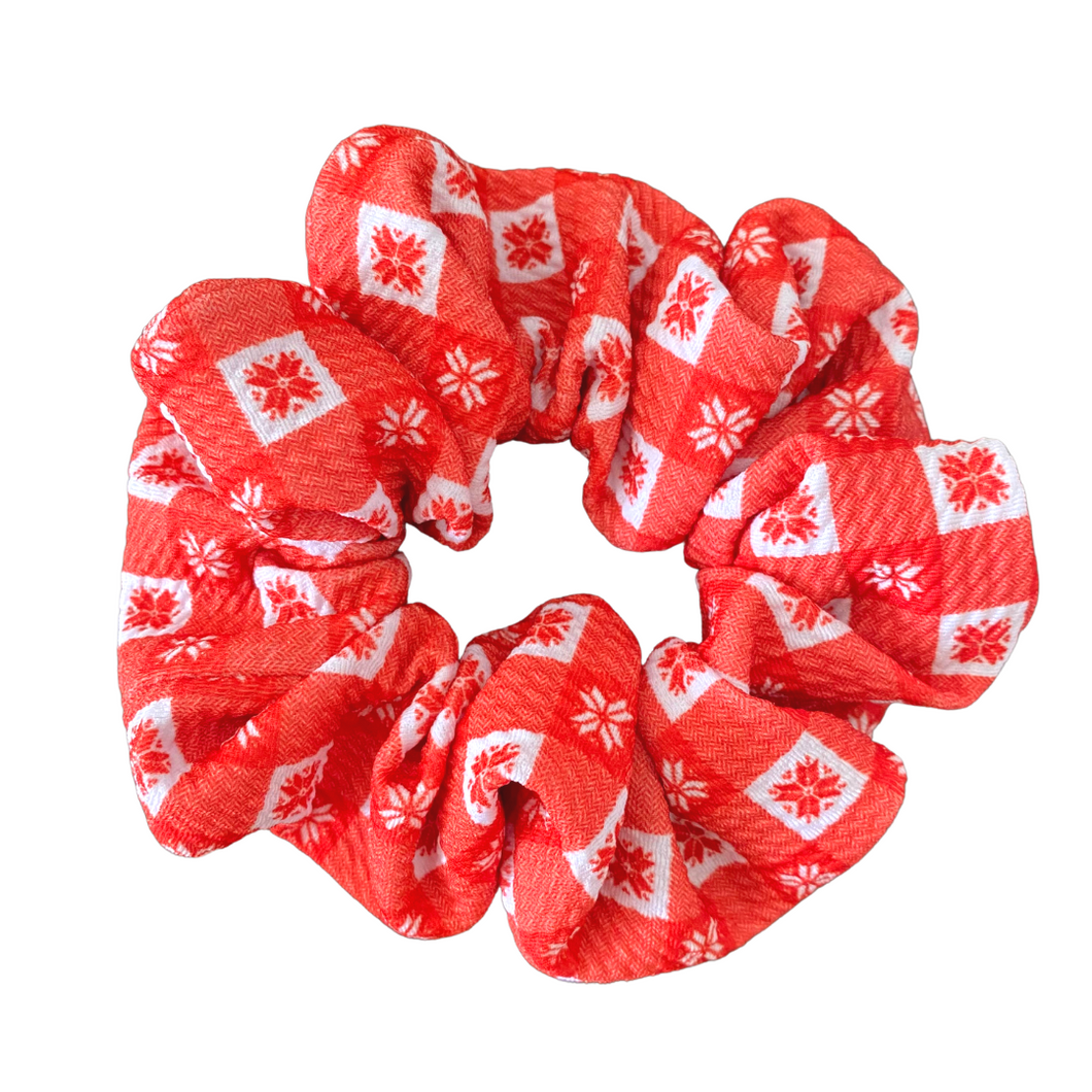 Nordic Plaid Liverpool Scrunchie