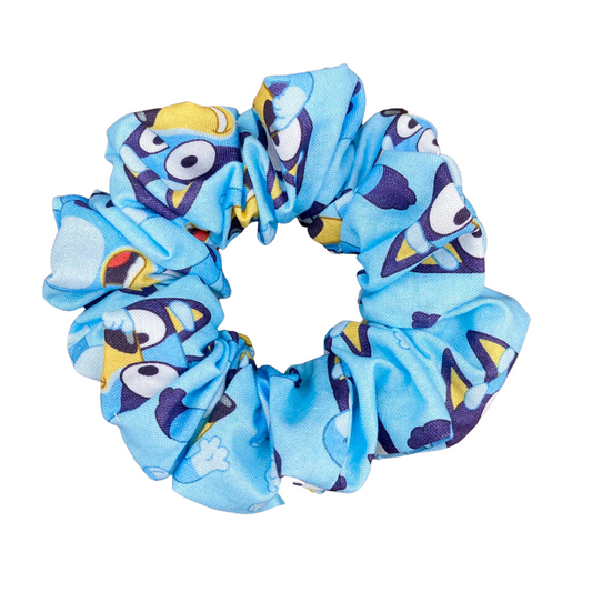 Blue Dog Scrunchie