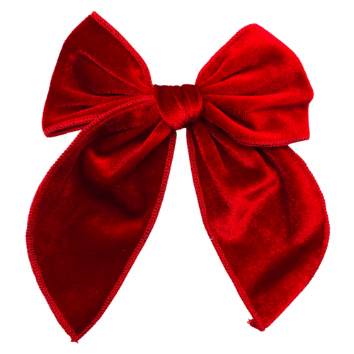 Velvet Bow (Red)