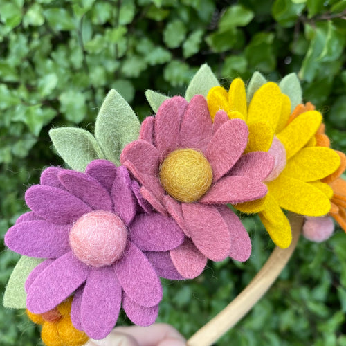 Autumn Breeze Satin Headband