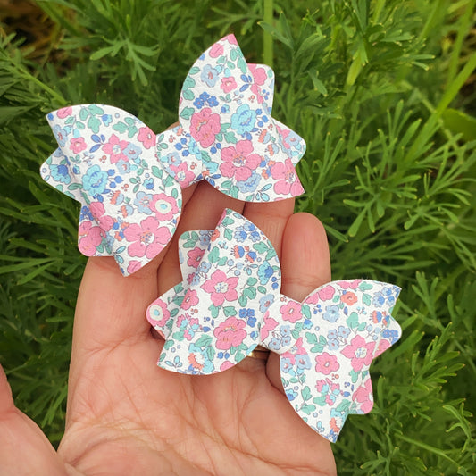 Petite Floral Mini Kiarah Piggy Clips