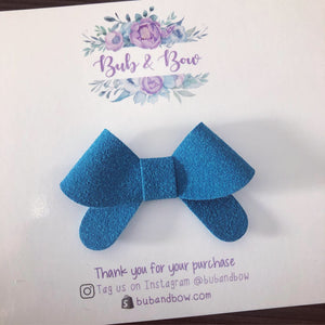 ‘Milla' Suede Bow