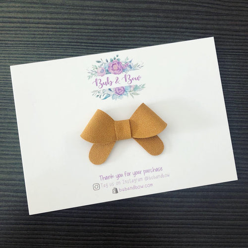 ‘Milla' Suede Bow