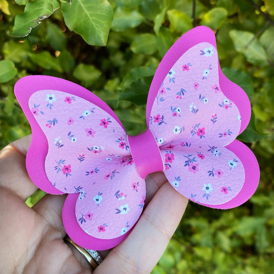 Adelyn Floral Pinched Butterfly