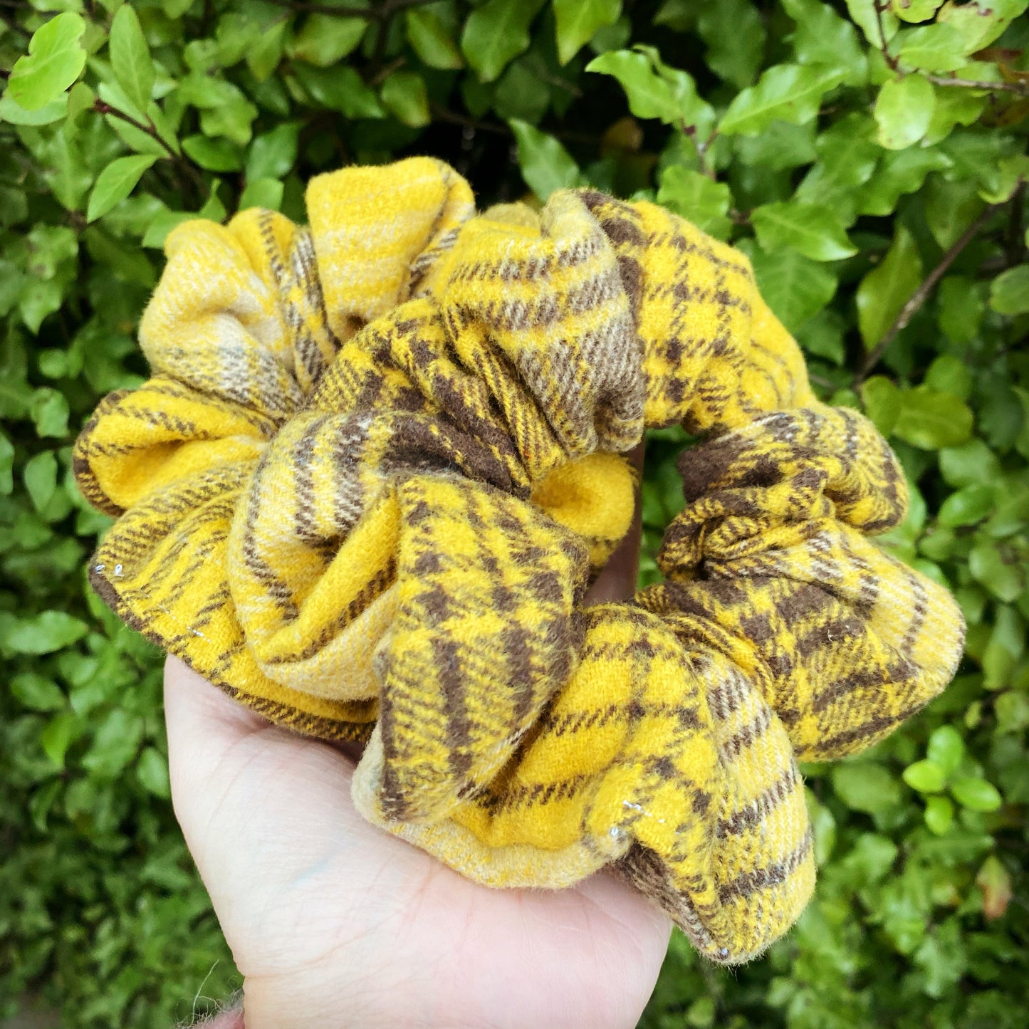 Flannel Plaid Scrunchie