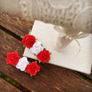 Mulberry Flower Clips