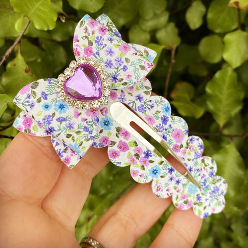 Ella Embellished Large Snap Clip