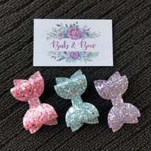 Load image into Gallery viewer, Mini Beauty Diamond Dazzle Bow Trio