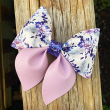 Load image into Gallery viewer, Violet Blooms Large Sailor bow