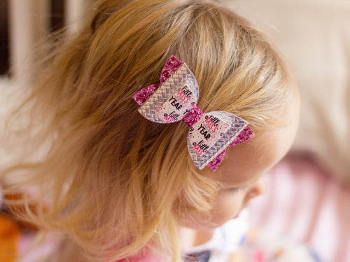 ‘Little Miss New Year’ Bow