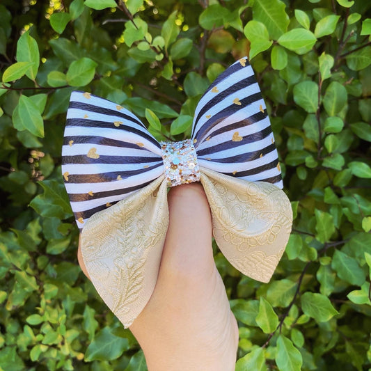 Heart of Gold Sailor Bow