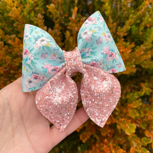 Floral Sailor bow