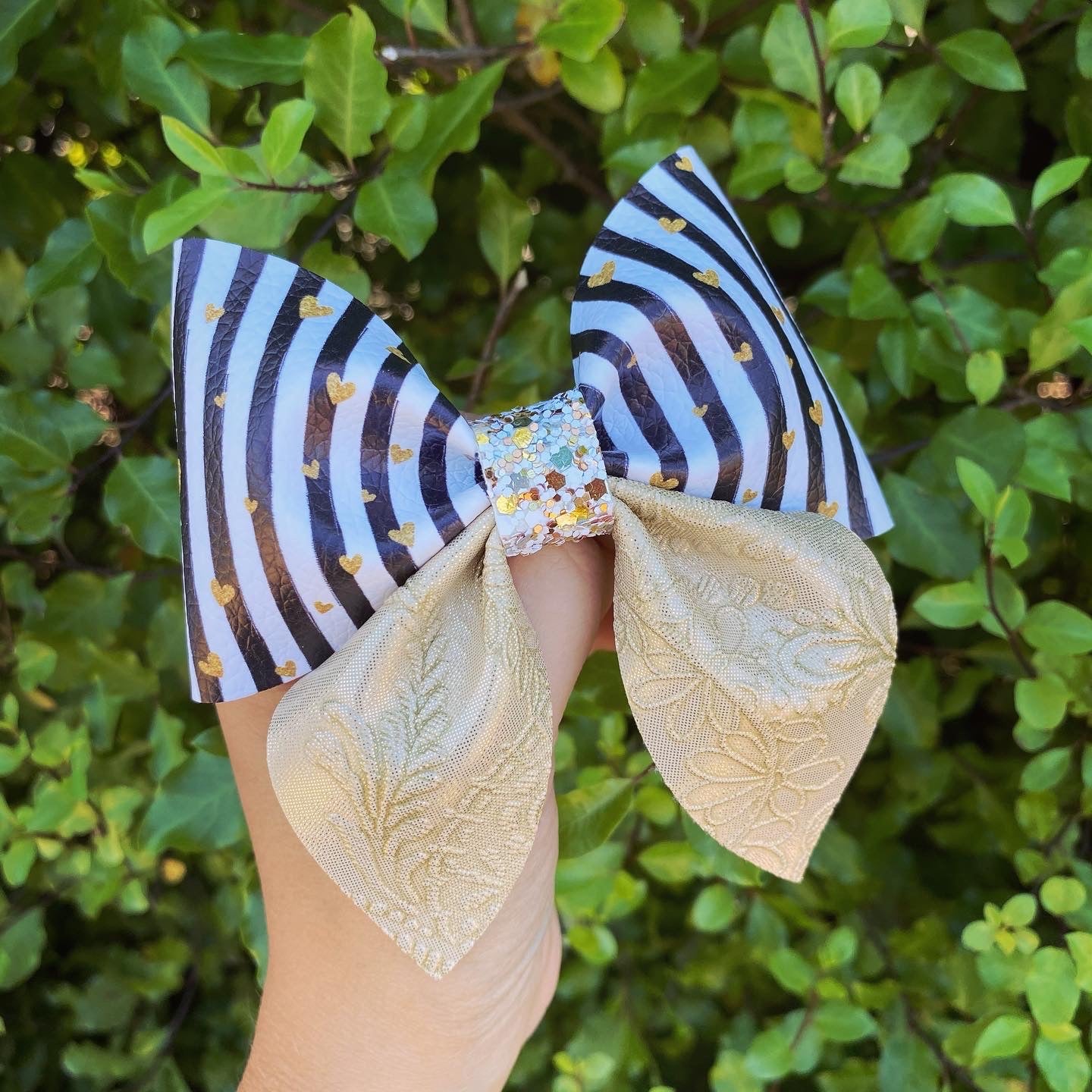 Heart of Gold Sailor Bow