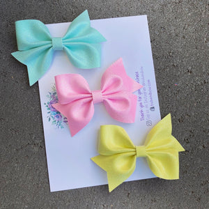 New Bow Tulle Bow Trio