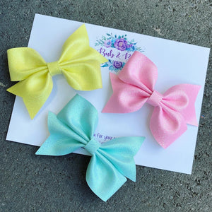 New Bow Tulle Bow Trio