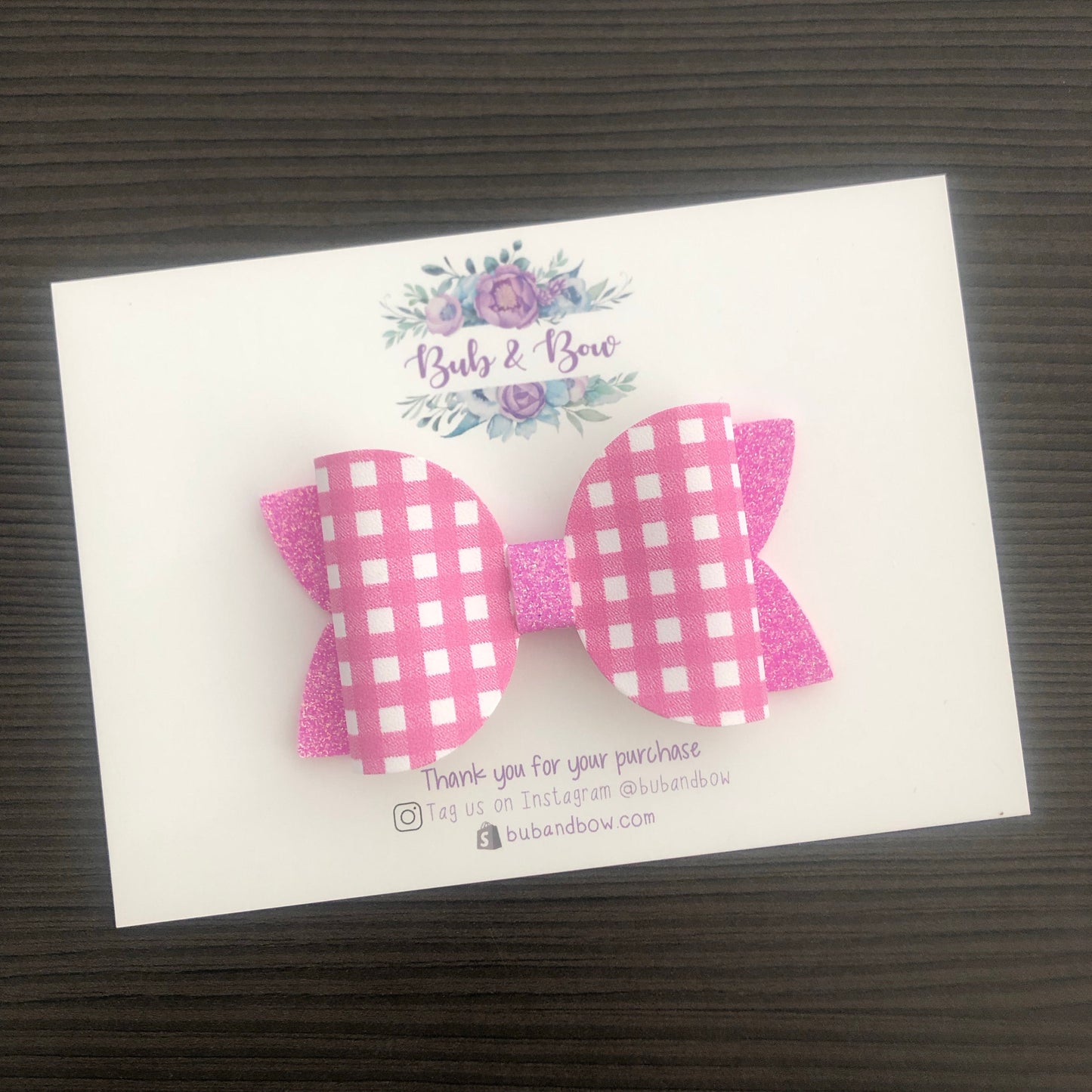 Gingham Beauty bow