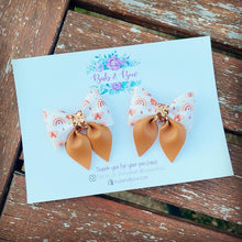 Load image into Gallery viewer, Celestial Rainbows &amp; Butterflies Mini Sailor bows