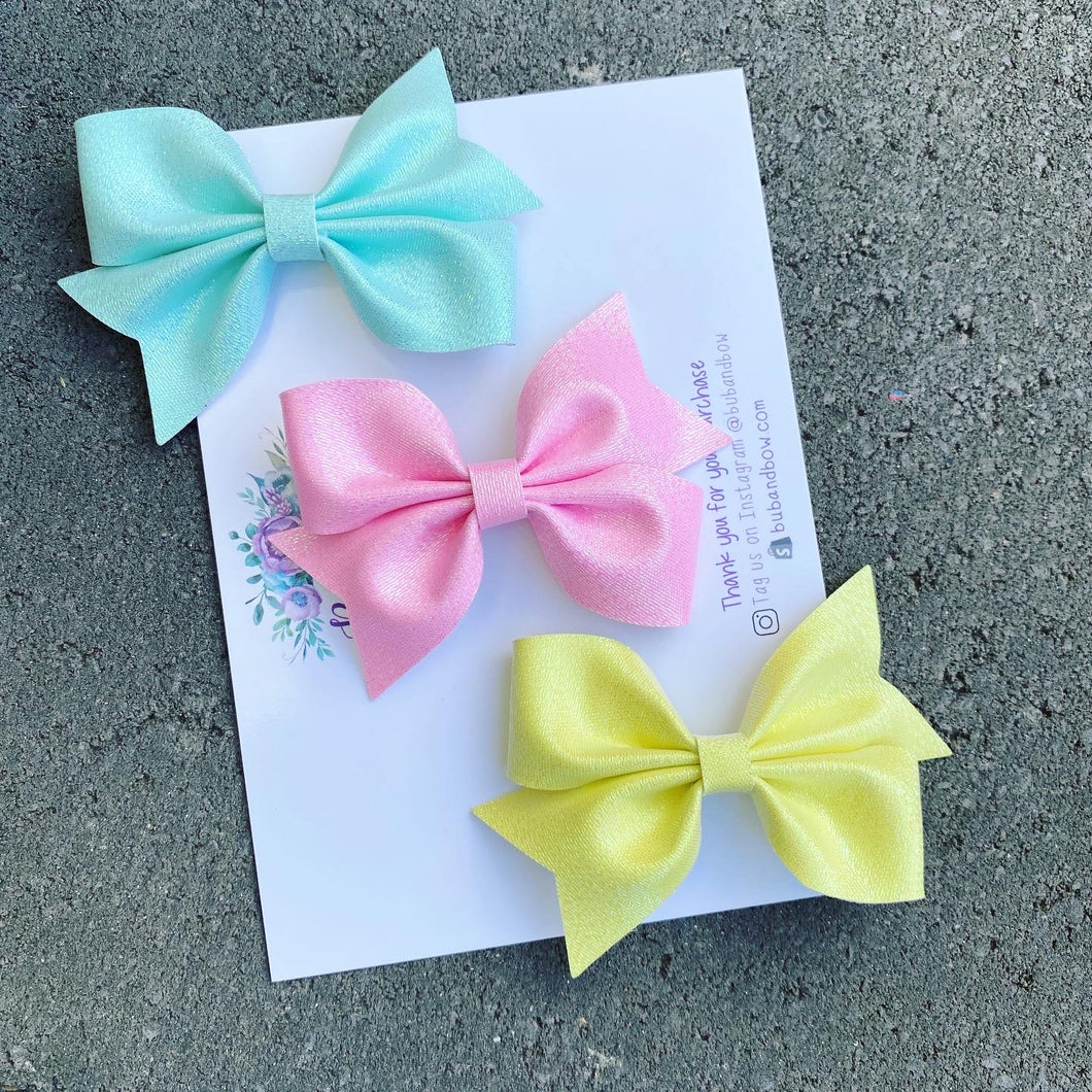 New Bow Tulle Bow Trio