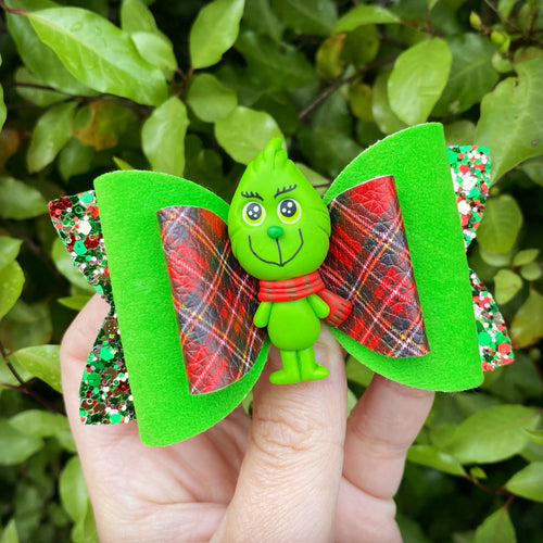 Mr Grinch Imogen Clay bow