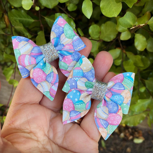 Pastel Eggs Mini Sailor Bow