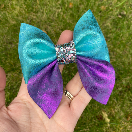 Winter Shimmer Sailor Bow