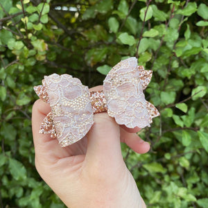 Rose Gold Bow Set