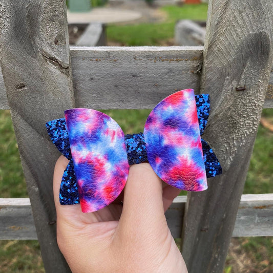 Australian Tie Dye Imogen bow