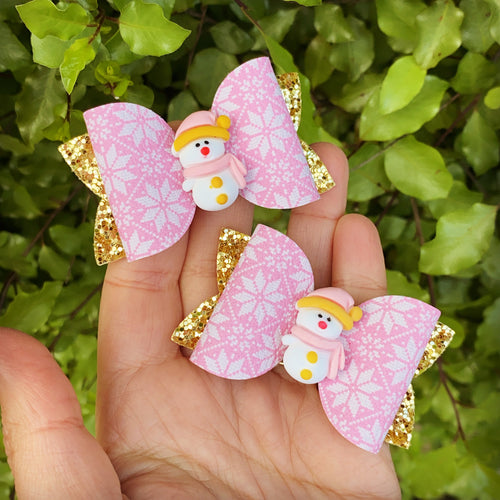 Snow Girl Embellished Mini Beauty bows