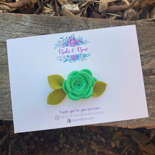 Mini Felt Bloom (Seafoam)