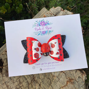 Ladybug Embellished Imogen Bow