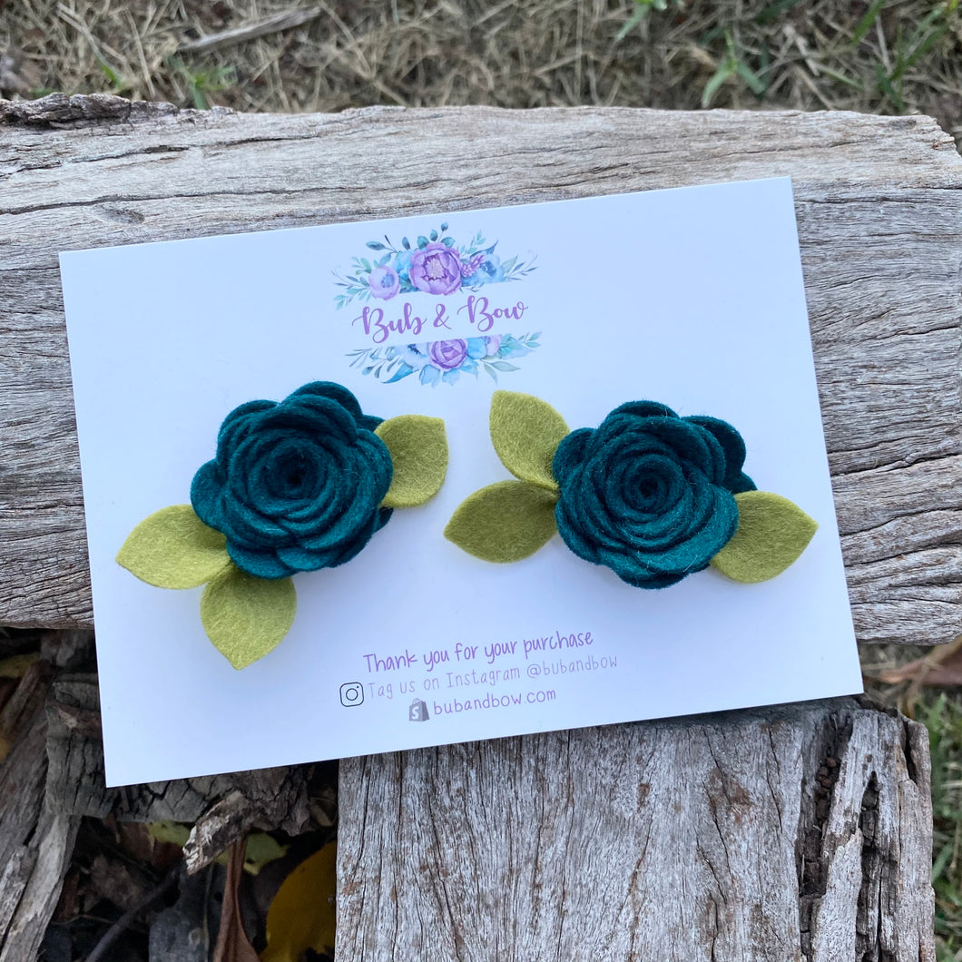 Mini Felt Bloom Piggys (Peacock)