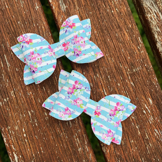 Spring Time Floral Mini Beauty bows