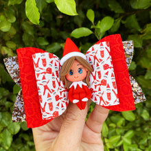 Load image into Gallery viewer, Elf on the Shelf Clay bow (12cm)