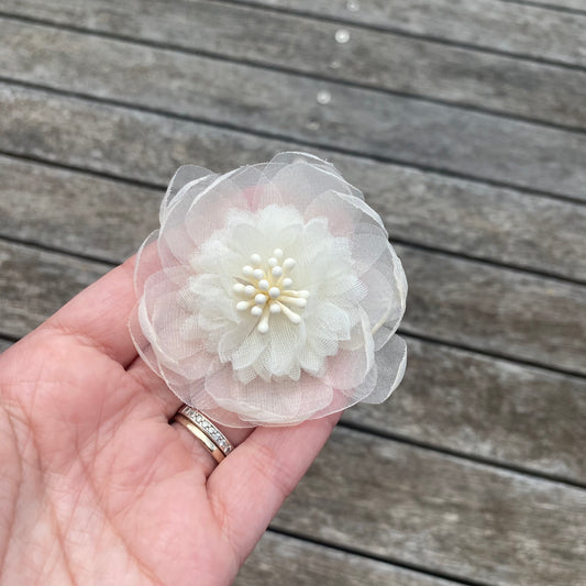 Chiffon Flower Clip