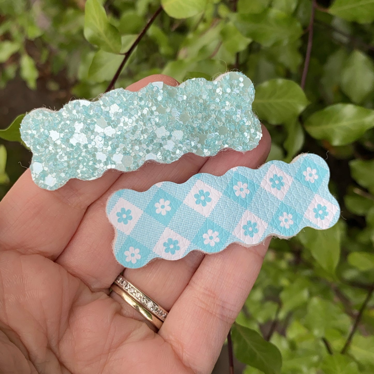 Wavy Blossom Snap Clip Set