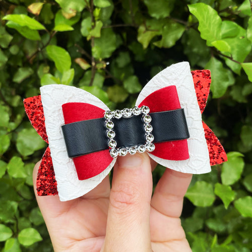 Santa's Belt Bow (9cm)