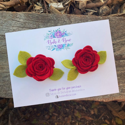 Mini Felt Bloom Piggys (Deep Spice)