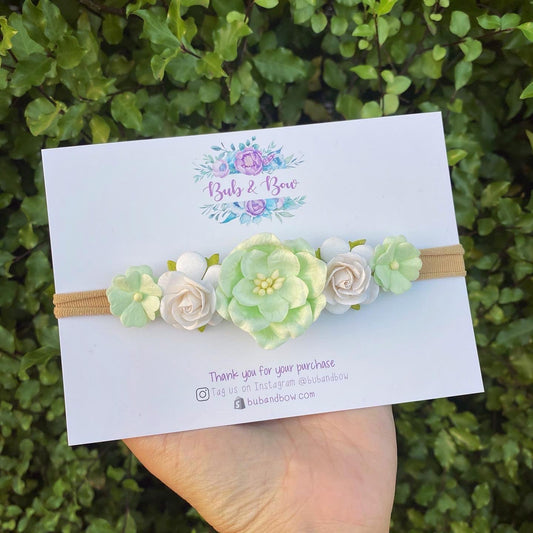 Mint Blossom Flower Crown