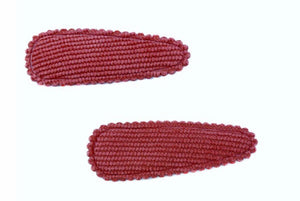 Corduroy Snap Clip Pair (6 colours)