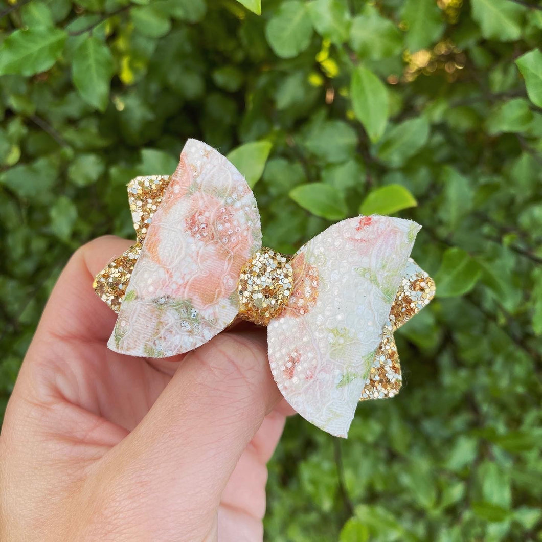 Floral Lace Kiarah Mini Bow