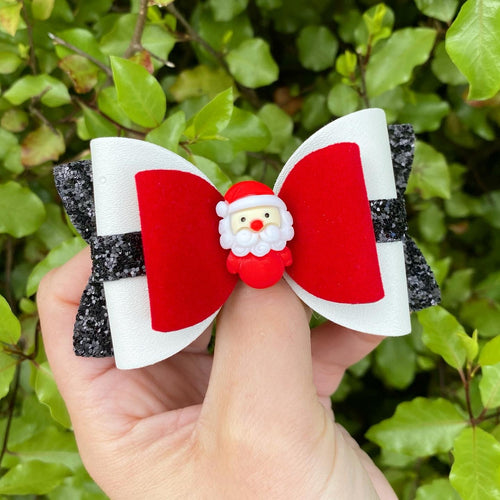 Santa Embellished Imogen Bow