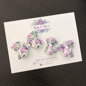 Lilac Dreams Mini Beauty Bows