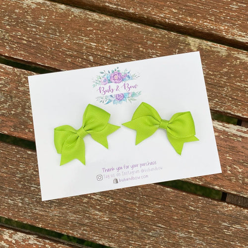 Ribbon Piggy Bows with Alligator Clips